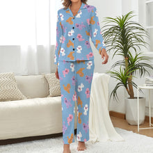 Load image into Gallery viewer, Colorful Poodles Love Pajamas Set for Women-Pajamas-Apparel, Christmas, Dog Mom Gifts, Pajamas, Poodle-18