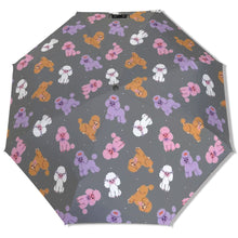 Load image into Gallery viewer, Colorful Poodles Love Umbrella-Accessories-Accessories,Dog Mom Gifts,Umbrella-16