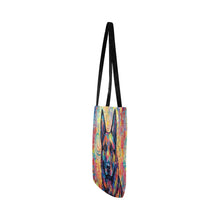 Load image into Gallery viewer, Colorful Presence German Shepherd Shopping Tote Bag-Accessories-Accessories, Bags, Dog Dad Gifts, Dog Mom Gifts, German Shepherd-3