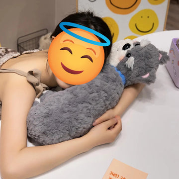 Comfort Cuddles Schnauzer Stuffed Animal Plush Toy Pillow