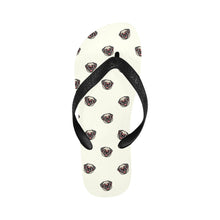 Load image into Gallery viewer, Coolest Pug Love Unisex Slippers - 9 Colors-Footwear-Accessories,Dog Dad Gifts,Dog Mom Gifts,Pug,Slippers-Ivory White-S-27