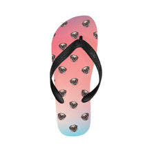 Load image into Gallery viewer, Coolest Pug Love Unisex Slippers - 9 Colors-Footwear-Accessories,Dog Dad Gifts,Dog Mom Gifts,Pug,Slippers-Tropical Sunset-S-21