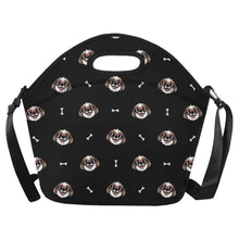 Load image into Gallery viewer, Coolest Shih Tzu Love Neoprene Lunch Bag-Black-ONESIZE-10