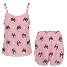Load image into Gallery viewer, Coolest Shih Tzu Love Women's Cami and Shorts Pajama Set-12