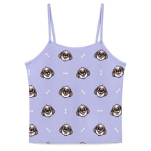 Load image into Gallery viewer, Coolest Shih Tzu Love Women's Cami and Shorts Pajama Set-17