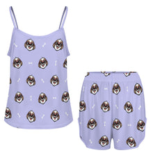 Load image into Gallery viewer, Coolest Shih Tzu Love Women's Cami and Shorts Pajama Set-21