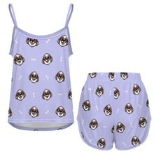 Load image into Gallery viewer, Coolest Shih Tzu Love Women's Cami and Shorts Pajama Set-23