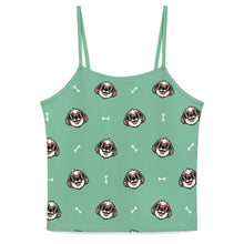 Load image into Gallery viewer, Coolest Shih Tzu Love Women's Cami and Shorts Pajama Set-11