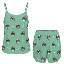 Load image into Gallery viewer, Coolest Shih Tzu Love Women's Cami and Shorts Pajama Set-14