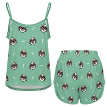 Load image into Gallery viewer, Coolest Shih Tzu Love Women's Cami and Shorts Pajama Set-18