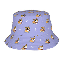Load image into Gallery viewer, Corgi Bliss Bucket Hat-Hats &amp; Caps-Accessories,Corgi,Dog Dad Gifts,Dog Mom Gifts,Hats-Lavender Purple-One Size-33