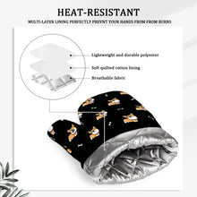 Load image into Gallery viewer, Corgi Bliss Oven Mitts and Pot Holders Set-Kitchen Decor-8