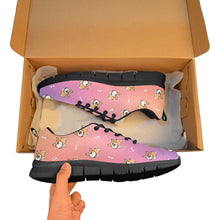 Load image into Gallery viewer, Corgi Bliss Women's Breathable Sneakers - 7 Gradients-27