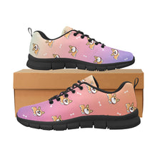 Load image into Gallery viewer, Corgi Bliss Women's Breathable Sneakers - 7 Gradients-28