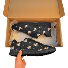 Load image into Gallery viewer, Corgi Bliss Women's Breathable Sneakers - 7 Gradients-53