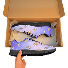 Load image into Gallery viewer, Corgi Bliss Women's Breathable Sneakers - 7 Gradients-7