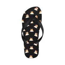 Load image into Gallery viewer, Corgi Bum Delight Unisex Slippers - 7 Gradients-Black-S-23