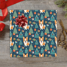 Load image into Gallery viewer, Corgi Christmas Celebration Gift Wrapping Paper - 2 Rolls-Christmas Ornament-Christmas,Corgi,Wrapping Paper-3