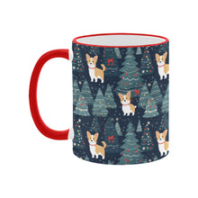 Load image into Gallery viewer, Corgi Christmas Tree Mosaic Christmas Mug-2