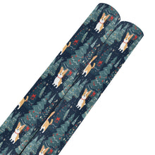 Load image into Gallery viewer, Corgi Christmas Tree Mosaic Gift Wrapping Paper - 2 Rolls-Christmas Ornament-Christmas,Corgi,Wrapping Paper-Corgi-ONE SIZE-5