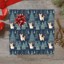 Load image into Gallery viewer, Corgi Christmas Tree Mosaic Gift Wrapping Paper - 2 Rolls-Christmas Ornament-Christmas,Corgi,Wrapping Paper-1