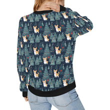 Load image into Gallery viewer, Corgi Christmas Tree Mosaic Sweatshirt for Women-Apparel-Apparel, Christmas, Corgi, Dog Mom Gifts, Sweatshirt-2