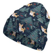 Load image into Gallery viewer, Corgi Christmas Tree Mosaic Warm Christmas Beanie-Accessories-Accessories, Christmas, Corgi, Dog Mom Gifts, Hats-ONE SIZE-4