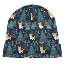 Load image into Gallery viewer, Corgi Christmas Tree Mosaic Warm Christmas Beanie-Accessories-Accessories, Christmas, Corgi, Dog Mom Gifts, Hats-ONE SIZE-5