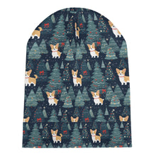 Load image into Gallery viewer, Corgi Christmas Tree Mosaic Warm Christmas Beanie-Accessories-Accessories, Christmas, Corgi, Dog Mom Gifts, Hats-ONE SIZE-7