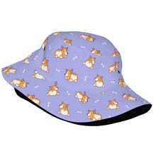 Load image into Gallery viewer, Corgi Cozy Curves Bucket Hat-Hats &amp; Caps-Accessories,Corgi,Dog Dad Gifts,Dog Mom Gifts,Hats-42
