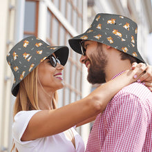 Load image into Gallery viewer, Corgi Cozy Curves Bucket Hat-Hats &amp; Caps-Accessories,Corgi,Dog Dad Gifts,Dog Mom Gifts,Hats-56