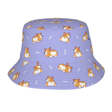 Load image into Gallery viewer, Corgi Cozy Curves Bucket Hat-Hats &amp; Caps-Accessories,Corgi,Dog Dad Gifts,Dog Mom Gifts,Hats-Lavender Purple-One Size-41