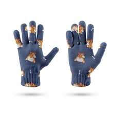 Load image into Gallery viewer, Corgi Cozy Curves Touch Screen Gloves-Accessories-Accessories,Dog Dad Gifts,Dog Mom Gifts,Gloves-11