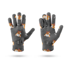 Load image into Gallery viewer, Corgi Cozy Curves Touch Screen Gloves-Accessories-Accessories,Dog Dad Gifts,Dog Mom Gifts,Gloves-12