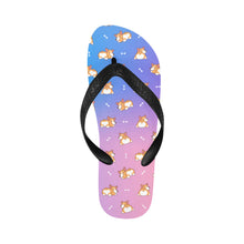 Load image into Gallery viewer, Corgi Cozy Curves Unisex Slippers - 7 Gradients-Footwear-Accessories,Corgi,Dog Dad Gifts,Dog Mom Gifts,Slippers-15