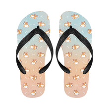 Load image into Gallery viewer, Corgi Cozy Curves Unisex Slippers - 7 Gradients-Footwear-Accessories,Corgi,Dog Dad Gifts,Dog Mom Gifts,Slippers-6