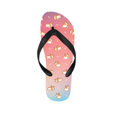 Load image into Gallery viewer, Corgi Cozy Curves Unisex Slippers - 7 Gradients-Footwear-Accessories,Corgi,Dog Dad Gifts,Dog Mom Gifts,Slippers-23