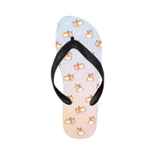 Load image into Gallery viewer, Corgi Cozy Curves Unisex Slippers - 7 Gradients-Footwear-Accessories,Corgi,Dog Dad Gifts,Dog Mom Gifts,Slippers-25
