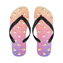 Load image into Gallery viewer, Corgi Cozy Curves Unisex Slippers - 7 Gradients-Footwear-Accessories,Corgi,Dog Dad Gifts,Dog Mom Gifts,Slippers-4