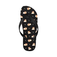 Load image into Gallery viewer, Corgi Cozy Curves Unisex Slippers - 7 Gradients-Footwear-Accessories,Corgi,Dog Dad Gifts,Dog Mom Gifts,Slippers-11