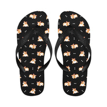 Load image into Gallery viewer, Corgi Cozy Curves Unisex Slippers - 7 Gradients-Footwear-Accessories,Corgi,Dog Dad Gifts,Dog Mom Gifts,Slippers-9