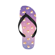 Load image into Gallery viewer, Corgi Cozy Curves Unisex Slippers - 7 Gradients-Footwear-Accessories,Corgi,Dog Dad Gifts,Dog Mom Gifts,Slippers-17