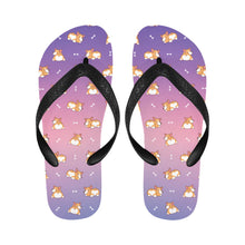 Load image into Gallery viewer, Corgi Cozy Curves Unisex Slippers - 7 Gradients-Footwear-Accessories,Corgi,Dog Dad Gifts,Dog Mom Gifts,Slippers-3