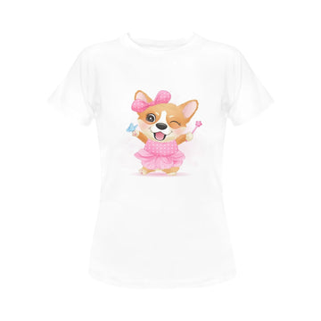 Corgi Girl Love Women's T-Shirt - 5 Designs-Apparel-Apparel, Corgi, Shirt, T Shirt-6