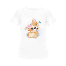 Load image into Gallery viewer, Corgi Girl Love Women&#39;s T-Shirt - 5 Designs-Apparel-Apparel, Corgi, Shirt, T Shirt-8