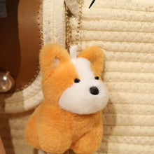 Load image into Gallery viewer, Corgi in an Egg Shell Plush Toy Keychain-Stuffed Animals-Corgi,Dog Memorial Gifts,Stuffed Animal-2