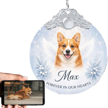 Load image into Gallery viewer, Corgi Ornament - Angel Dog Memorial Design - Personalized with Photo and Name-Christmas Ornament-Christmas,Christmas Ornament,Corgi,Personalize Artwork-1