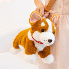 Load image into Gallery viewer, Corgi Plush Toy and Backpack - Adorable Everyday Corgi and Carry-12