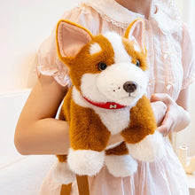 Load image into Gallery viewer, Corgi Plush Toy and Backpack - Adorable Everyday Corgi and Carry-13