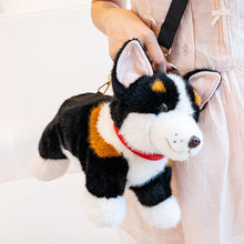 Load image into Gallery viewer, Corgi Plush Toy and Backpack - Adorable Everyday Corgi and Carry-2